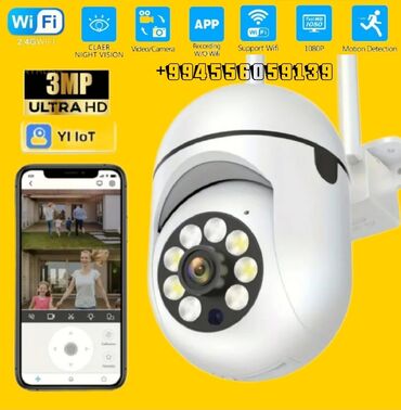 işlenmiş kameralar: WiFi Camera 2 MP 1080P HD PTZ Ağ ve Qara reng var yüksek keyfiyetli