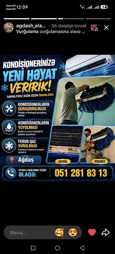 qaz: Kondisionerlərin peşəkar yuyulması və qaz vurulması — 4