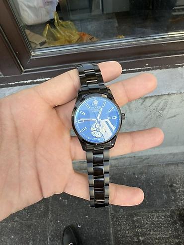 saat romanson: İşlənmiş, Qol saatı, Rolex, rəng - Qara — 2