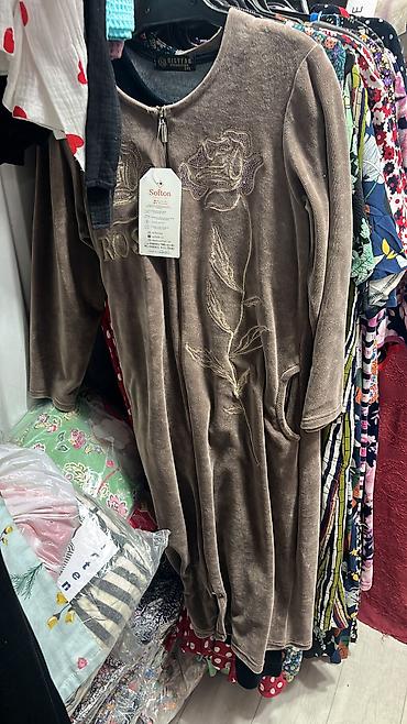 Халаты: Халат, Велюр, 5XL, XS, M — 11