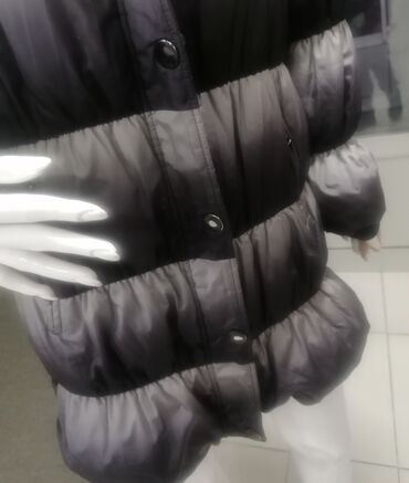 Zimske jakne: Ženska zimska jakna – puffer kroj, siva/anthracite ombre. Boja jakne u — 3