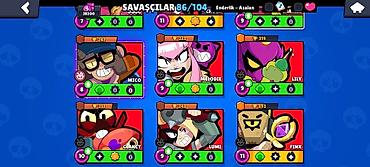 brawl stars 2: Brawl Stars oyun hesabı - Kupa sayı: 28 300+ - Prestij: 3 - Toplanan — 8