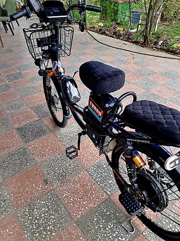 Elektrik velosipedlər: TURON elektrik velosipedi merdakandadır 24luk 40ilə. gedir 25klometr — 9