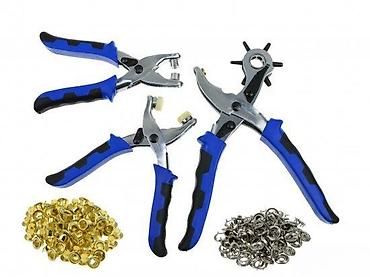 Setovi ručnog alata: Set klješta za perforiranje i ugradnju ringlica/drukera - Komplet — 3