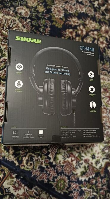 Наушники: Полноразмерные, Shure, Новый, Проводные, Студийные — 11