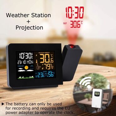 Бытовая техника: Часы будильник прогноз погоды проекционные часы влажность воздуха