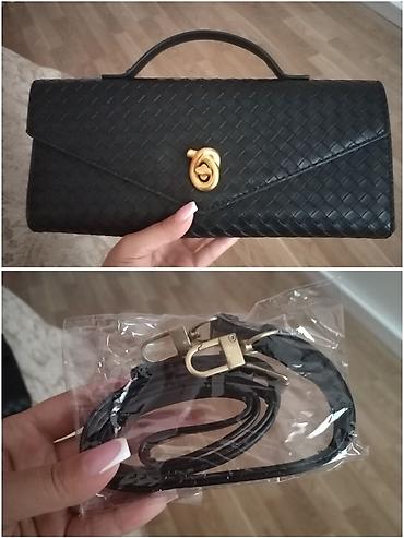 hermes paris canta: Qara çiyin/əl çantası – toxuma fakturalı Klaç tep teze heç istifadə — 1