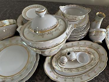 Наборы посуды: Богато и изысканно! Перламутр с позолотой! 😍 Новый столовый сервиз на — 9
