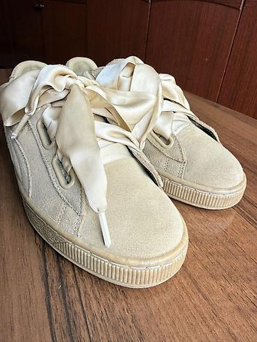 мауда кроссовки: Кеды Puma Suede Heart из натуральной замши Размер EU 39,5 / UK 6 / US — 1