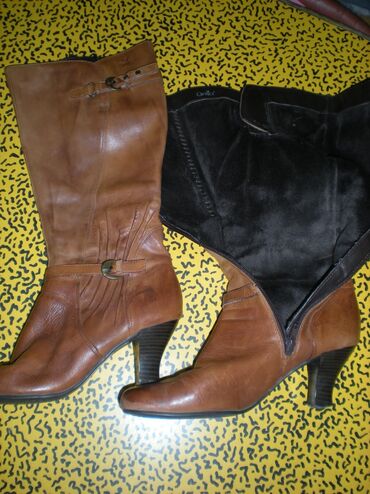 zenske cizme od antilopa: High boots, Caprice, 40