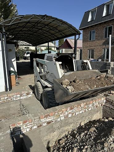 ness construction: Мини-погрузчик бобкат✅ с ковшом — услуги земляных и — 1