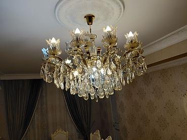 İşıqlandırma: Çılçıraq, 10 və daha çox lampa, Metal — 2