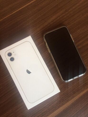 iphone 11 2 cı el qiymeti: IPhone 11, 64 GB, Ağ, Zəmanət, Simsiz şarj, Face ID