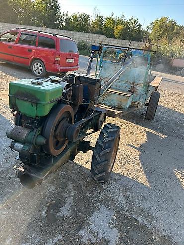 şəxsi yük maşını ilə iş: Motoblok qoşqulu yük daşıyıcı - Güclü dizel mühərrikli motoblok — 3