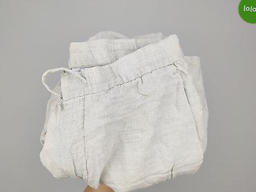 lniana: H&M, Spodnie materiałowe damskie, rozmiar 3XL — 6