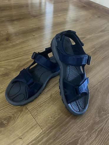 baytar hekim: Kişi/uni-seks idman sandal modeli - Rəng: tünd göy (navy) qayışlar — 1