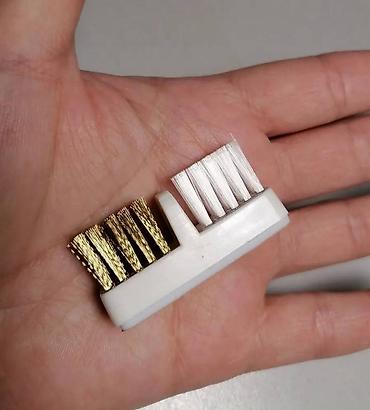 pull and: Щеточка для очистки, два вида щетины с разной степенью жесткости — 2