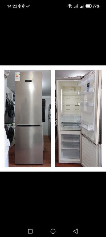 Mətbəx kombaynları və doğrayıcıları: Beko nofrost soyuducu 2/60 sm ölçüde ideal işlek veziyetde 570 AZN📍
