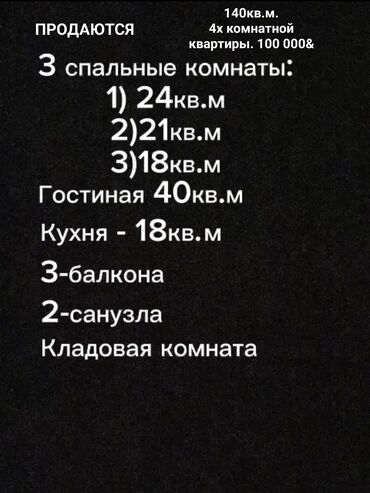 продаю однокомнатную квартиру аламедин 1: 4 х комнатной квартиры