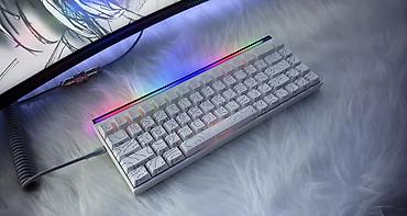 sazz internet sumqayit: AJAZZ NK68 - 68% Düzənlik - RGB Arxa İşıqlı Simli Klaviatura - 5 Laylı — 4