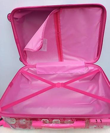 Rančevi, torbe i koferi: Dečiji koferi set – Minnie Mouse motiv - Set od 2 kofera u ružičastoj — 12