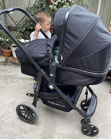 ищу коляску: Детская коляска Benebaby Lux, универсальная 2-в-1 (люлька/прогулочный — 1