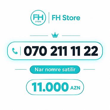 Premium Nar mobil nömrəsi satılır. - Operator: Nar - Nömrə: 070 211 lalafo.az -da Premium Nar mobil nömrəsi satılır. - Operator: Nar - Nömrə: 070 211