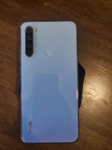купить бэушные телефоны: Redmi, Redmi Note 8, Колдонулган, 128 ГБ, түсү - Көгүлтүр, 2 SIM