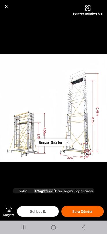 Nərdivanlar: Bu qatlanan çoxməqsədli nərdivan müxtəlif işlər üçün uyğun olan -da lalafo.az — 14 Nərdivanlar: Bu qatlanan çoxməqsədli nərdivan müxtəlif işlər üçün uyğun olan — 14