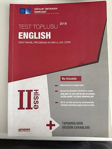 Testlər: - Coğrafiya – I hissə, 2021, təkmilləşdirilmiş yeni nəşr - Tarix – I — 3