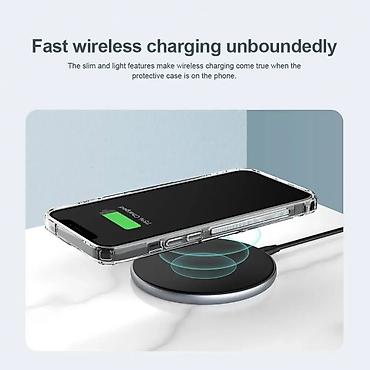 Maske i futrole za telefone: Maska Nillkin Nature Pro Magnetic za iPhone 15 Plus 6.7 plava. Uz brzu — 15