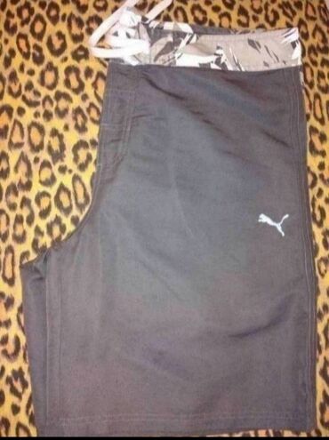 sive pantalone crna kosulja: Šorcevi Puma, L (EU 40), bоја - Siva