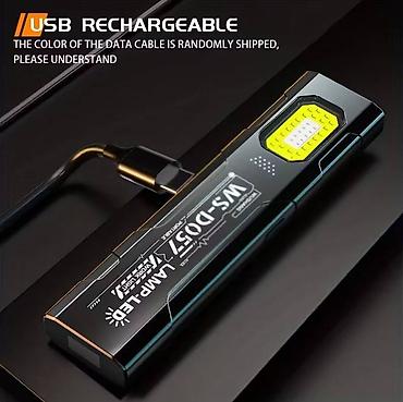 usb фонарик: Ручной светодиодный фонарик, портативный мини-фонарик с 5 режимами — 6