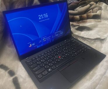 стильный ноутбук: Ультрабук, Lenovo, 16 ГБ ОЗУ, Intel Core i7, 14 ", Б/у, Для работы, учебы, память NVMe SSD