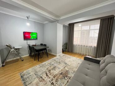 готовые квартиры в рассрочку в бишкеке 2021: 3 комнаты, 75 м², Элитка, 14 этаж, Евроремонт