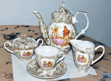чайный набор: Чайный набор, Фарфор, 2 персон, Польша