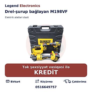 lazer acar: Elan başlığı: Drel-şurup bağlayan M198VF Elan mətni: Legend — 1
