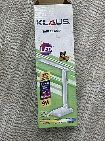 Настольная LED‑лампа KLAUS, 9 Вт - Яркость: до 800 лм - Встроенный lalafo.kg да Настольная LED‑лампа KLAUS, 9 Вт - Яркость: до 800 лм - Встроенный