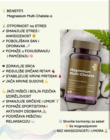 valproix lek: Magnesium Multi-Chelate (60 tableta) – Expert Line ​Vrhunski helatni — 1
