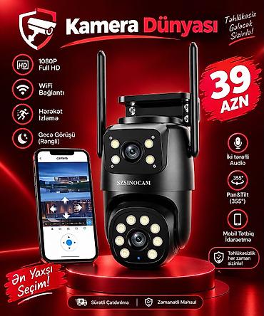 Təhlüksəizlik kamersı İki linzalı ağıllı təhlükəsizlik kameraları – lalafo.az -da Təhlüksəizlik kamersı İki linzalı ağıllı təhlükəsizlik kameraları –