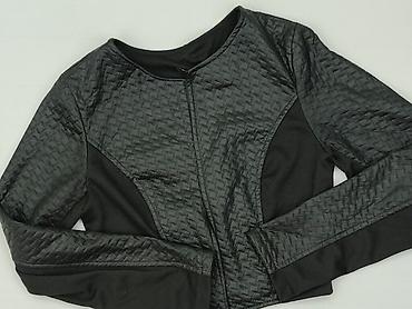mcqueen: Czarny, krótki żakiet damski z długim rękawem, Made in Italy. Model o — 1