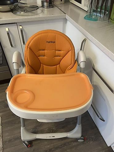 Стульчики для кормления: Стульчик для кормления, Peg perego, Пластик, Другой вид, цвет - Оранжевый — 10