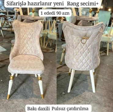 Stullar: Qonaq otağı üçün, Yeni, Qatlanmayan, Stul