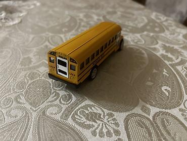 Игрушечные поезда: Americano Oyuncaq “School Bus” mikroavtobusu - Material: metal gövdə — 4