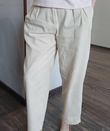 Şalvarlar: Women's Pant Zara, L (EU 40), rəng - Bej