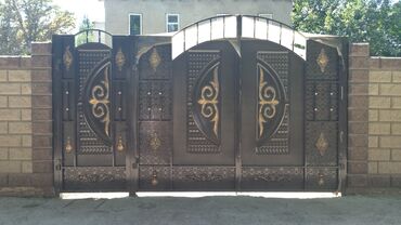 Распашные ворота: Ворота распашные, откатные, есть в наличии и на заказ, металл из at lalafo.kg — 6 Распашные ворота: Ворота распашные, откатные, есть в наличии и на заказ, металл из — 6