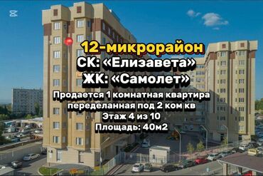 Продажа участков: 2 комнаты, 40 м², Элитка, 4 этаж, Евроремонт