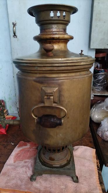 qədim samovar satisi: İşlənmiş Od Samovar, 10 l, Ünvandan götürmə — 3