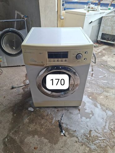 baku electronics стиральные машины: Стиральная машина Daewoo, 7 кг, Автомат, Без сушки, Нет кредита