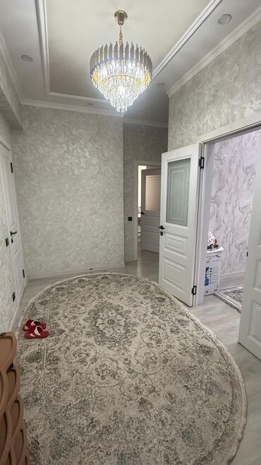 долгосрочная квартира бишкек васток 5: 2 комнаты, 64 м², Элитка, 3 этаж, Евроремонт